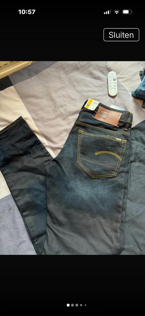 Nieuwe G star 3301 maat 31/34 met kaartjes er nog, Kleding | Heren, Ophalen of Verzenden, Nieuw, Blauw, W32 (confectie 46) of kleiner