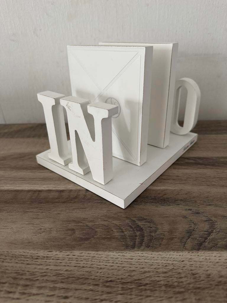 Riviera Maison Houten Boekensteun Postvak Boekenstandaard, Ophalen of Verzenden, Zo goed als nieuw