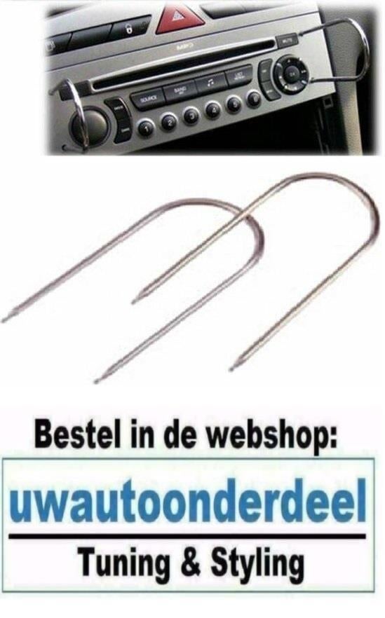 Radio Cd Demontage Sleutel Tool Beugel Aux Citroen RD4, Verzenden, Automotive Parts, A.parts@hotmail.nl, Trasmolenlaan 12 3447 GZ Woerden