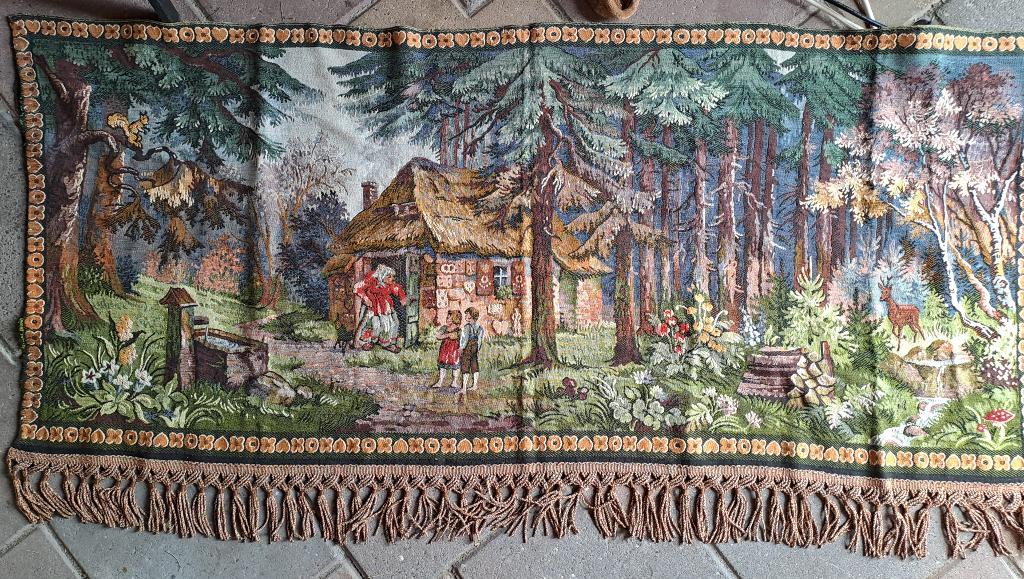 Gobelin (wand) kleed Hans en Grietje 150 x 75 cm, Antiek en Kunst, Verzenden