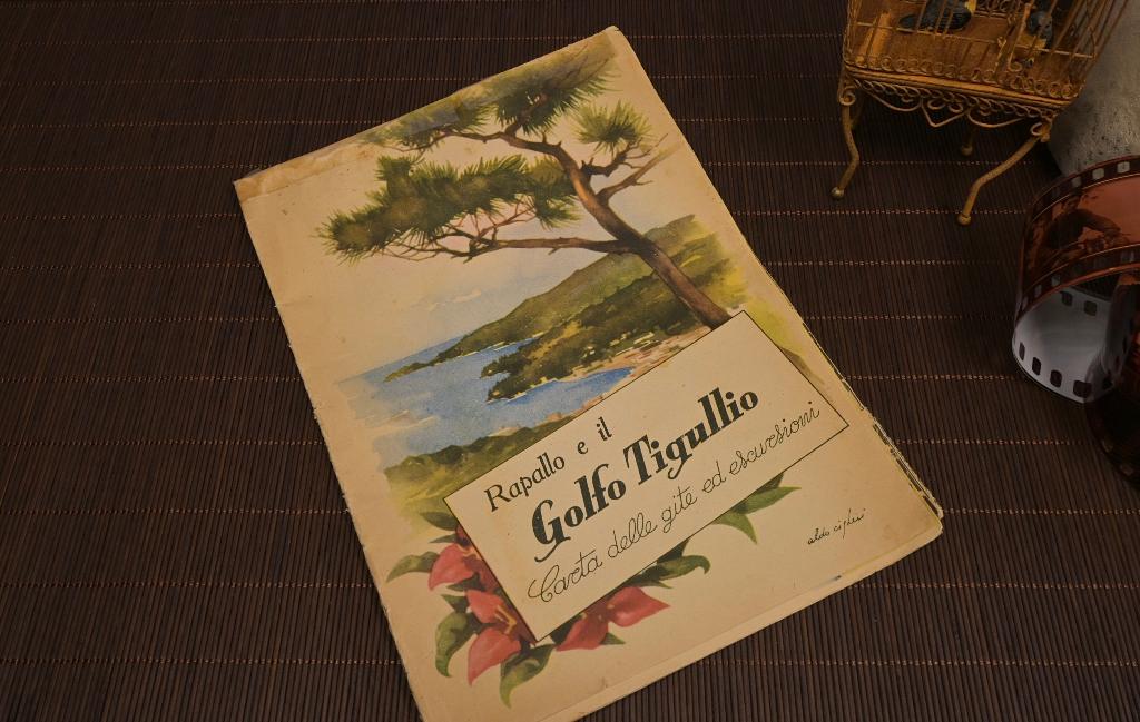 zeldzame landkaart Italië ‘Rapallo golfo tigullio’ 60s H03, Boeken, Atlassen en Landkaarten, Gelezen, Verzenden, Italië, Landkaart