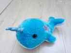 Narwal knuffel, Kinderen en Baby's, Speelgoed | Knuffels en Pluche, Ophalen, Overige typen, Blauw, Zo goed als nieuw