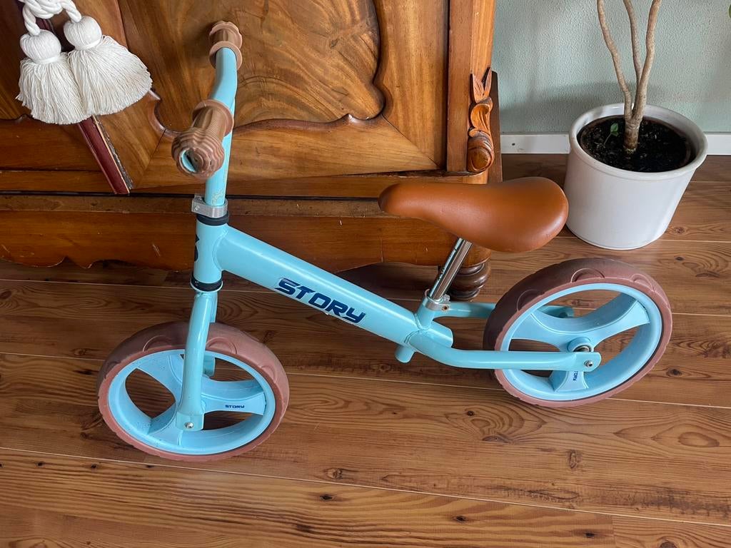 Story 70's Baby Racer Mint, beautiful stylish balance bike, Kinderen en Baby's, Speelgoed | Buiten | Voertuigen en Loopfietsen