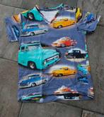 Uniek gaaf shirt draagmaat 128 auto's, Ophalen of Verzenden, Zo goed als nieuw, Jongen, Shirt of Longsleeve