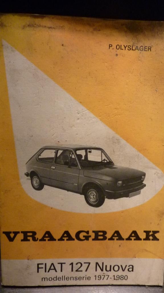 Vraagbaak Fiat 127 Nuova, Ophalen of Verzenden