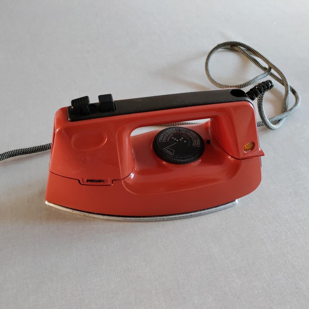 Strijkijzer,Philips,1960,Holland,bakeliet,RETRO,1000 Watt, Ophalen of Verzenden, Zo goed als nieuw