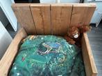 Steigerhouten kinderbed, Ophalen, Gebruikt, 160 tot 180 cm, 70 tot 85 cm