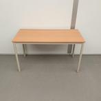 Bureautafel - 130x60 cm beuken kleur blad, Ophalen of Verzenden, Gebruikt