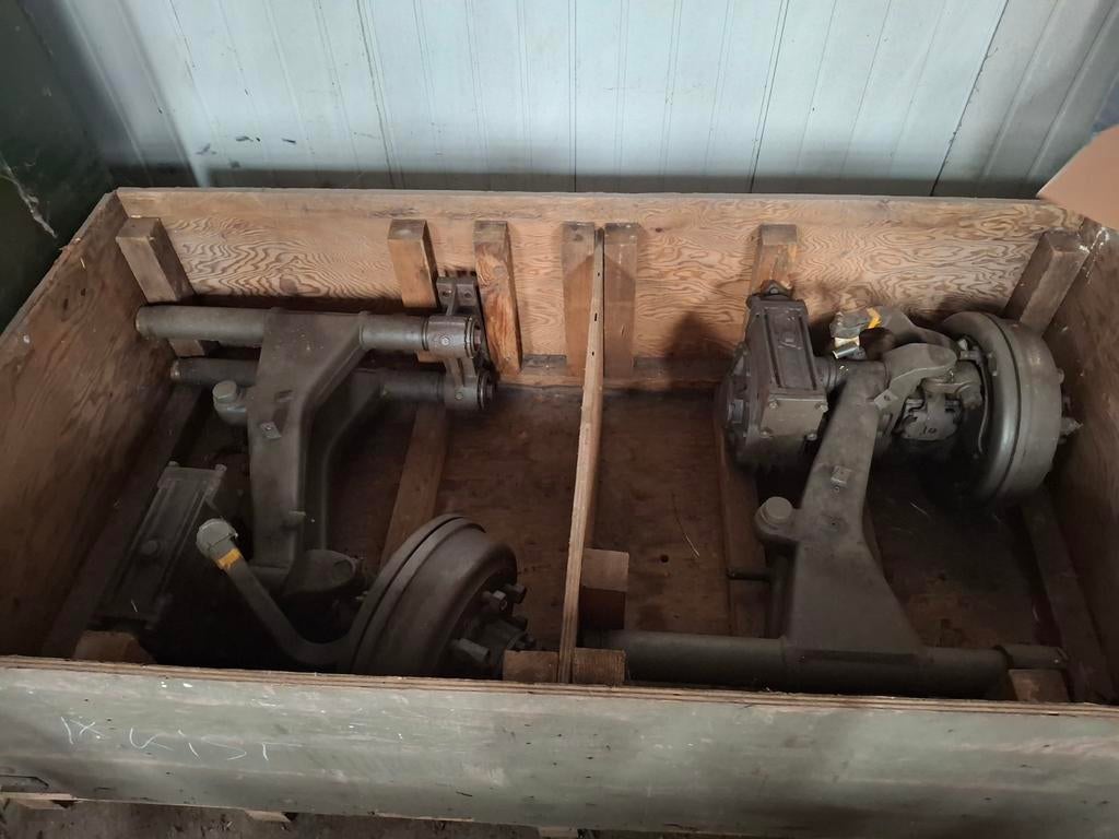 Complete draagarmen daf ya 328, Ophalen, Landmacht, Nederland