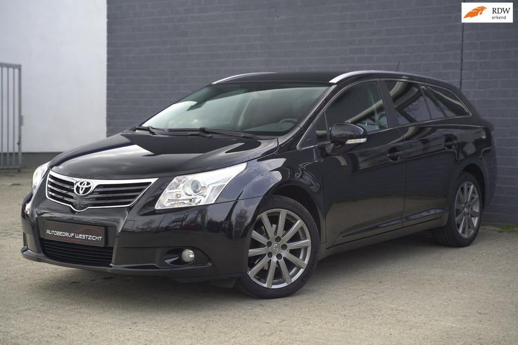 Toyota Avensis Wagon 1.8 VVTi Business Automaat, Navigatie, Zwart, 4 cilinders, Zwart, Origineel Nederlands