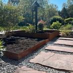 AANBIEDING! Borderrand - Cortenstaal - Kantopsluiting, Overige materialen, Biels, Nieuw, Ophalen of Verzenden