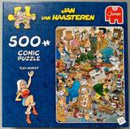 JAN VAN HAASTEREN puzzel FLEA MARKET, Ophalen of Verzenden, 500 t/m 1500 stukjes, Zo goed als nieuw, Legpuzzel