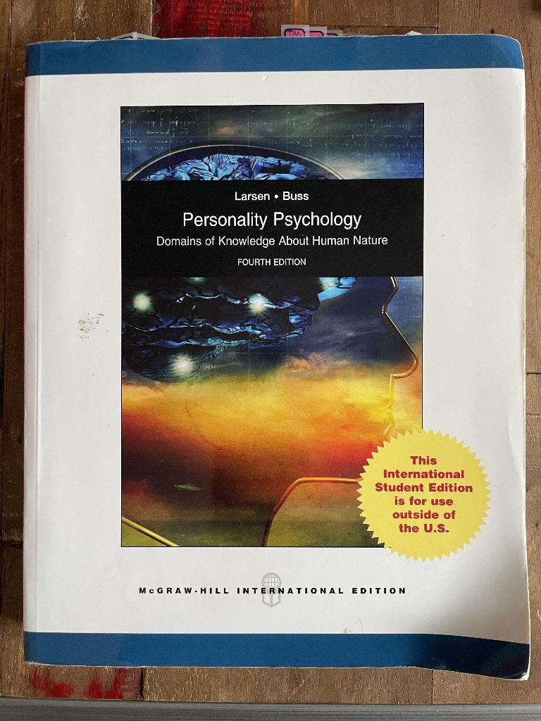 Personality Psychology, Boeken, Studieboeken en Cursussen, Gamma, Gelezen, Randy J. Larsen, David M. Buss, HBO