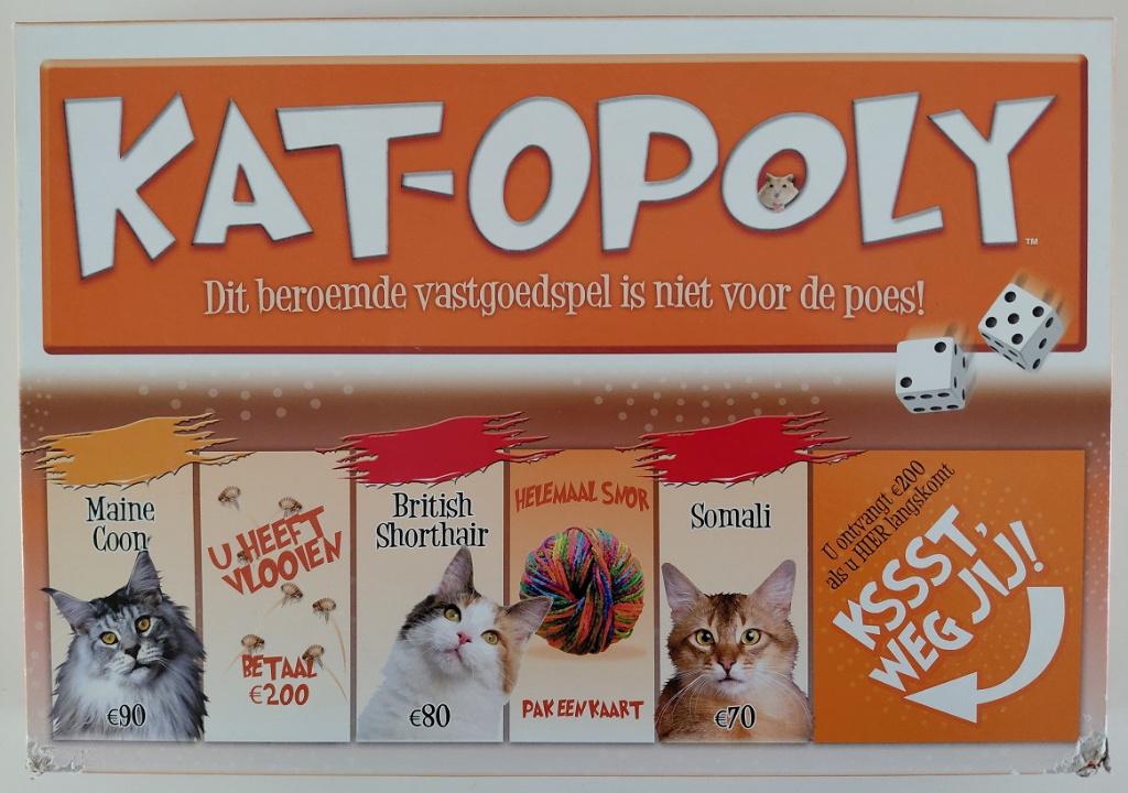 Kat-opoly, Hobby en Vrije tijd, Gezelschapsspellen | Bordspellen, Vijf spelers of meer, Ophalen of Verzenden, Gebruikt, Late for the Sky