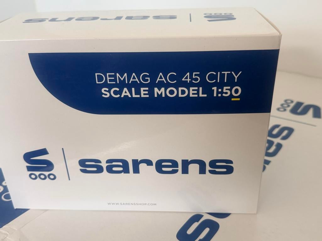 Demag AC 45 City schaalmodel 1:50 Sarens, Ophalen of Verzenden, Zo goed als nieuw, Overige typen