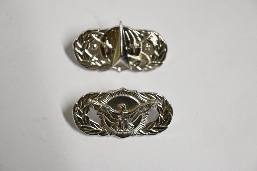 USAF space missile badge security police luchtmacht amerika, Ophalen of Verzenden, Luchtmacht, Amerika, Embleem of Badge