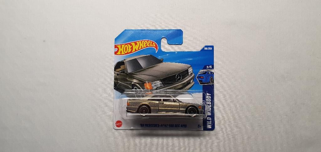 Hot wheels Mercedes-Benz 560 SEC AMG Zilver, Ophalen of Verzenden, Nieuw, Auto