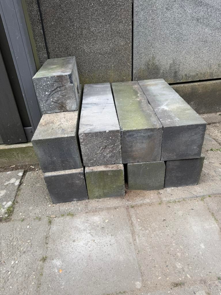 Betonblokken, Ophalen of Verzenden, Zo goed als nieuw, Beton, Terrastegels