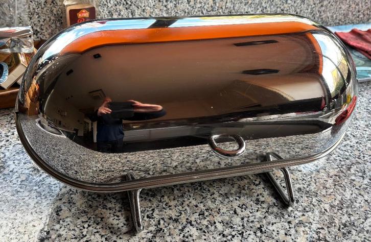 Roestvrijstalen broodtrommel Wesco Breadboy, Huis en Inrichting, Keuken | Keukenbenodigdheden, Nieuw, Ophalen of Verzenden