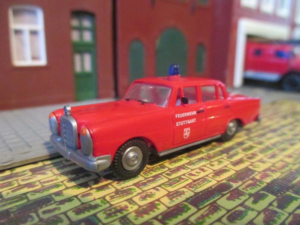 Mercedes Benz W111 220SE Heckflosse PreP brandweer Stuttgart, Ophalen of Verzenden, Gebruikt, Auto, Overige merken