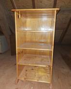 Vintage vakkenkast/boekenkast, Huis en Inrichting, Kasten | Boekenkasten, Ophalen, Met plank(en), Gebruikt, 100 tot 150 cm
