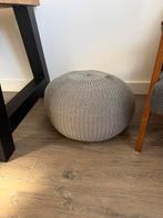 Gebreide ronde poef, Ophalen, Rond, Minder dan 50 cm, Zo goed als nieuw