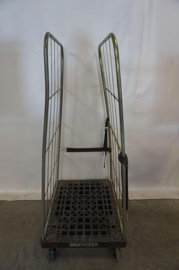 Rolcontainer transportkar transportwagen, Doe-het-zelf en Verbouw, Transportwagens, Gebruikt, Transportkar, 100 liter of meer