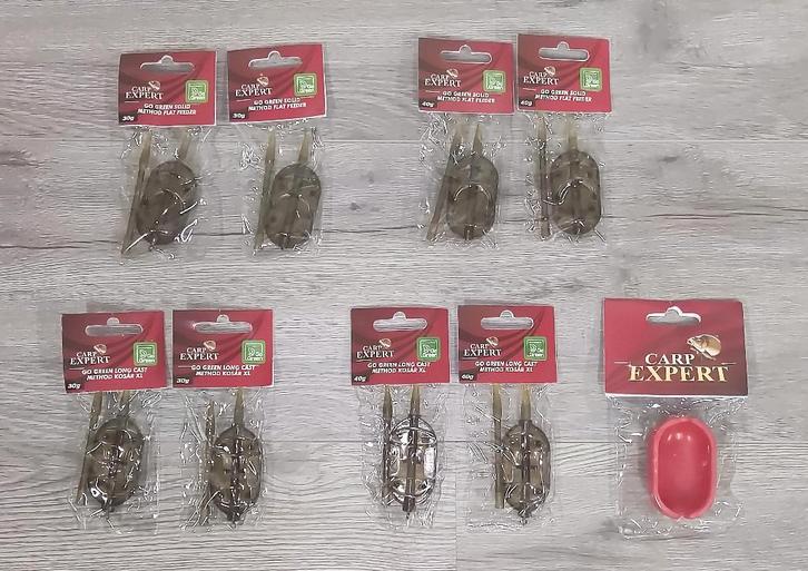 10x Carp Expert Go Green Method Feeder / Space Feeder, Watersport en Boten, Hengelsport | Witvissen, Nieuw, Overige typen, Ophalen of Verzenden