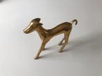 Vintage koperen  hazewindhond, Ophalen of Verzenden, Zo goed als nieuw, Dier