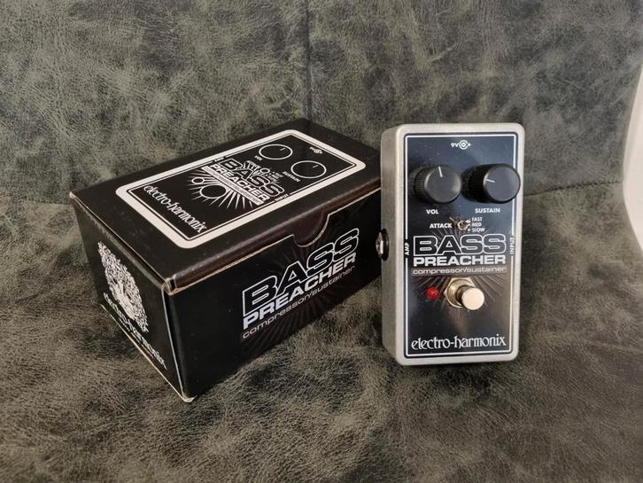 Electro-Harmonix Bass Preacher Compressor/Sustainer, Muziek en Instrumenten, Effecten, Zo goed als nieuw, Overige typen, Compressor