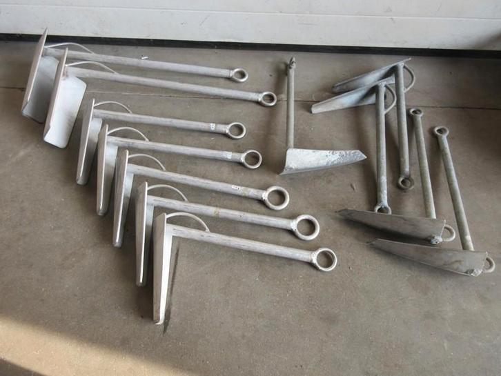 Anker, grondanker: RVS of gegalvaniseerd, Watersport en Boten, Accessoires en Onderhoud, Zo goed als nieuw, Overige typen, Ophalen