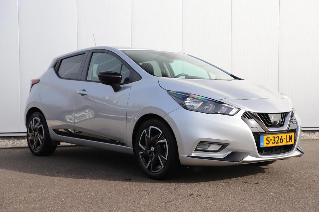 Nissan Micra 1.0 IG-T N-Design Navigatie Carplay Android Air, Auto's, Nissan, Voorwielaandrijving, Stof, Euro 6, Met garantie (alle)