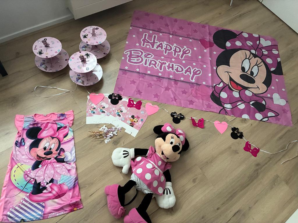 Minnie mouse, Verzamelen, Disney, Nieuw, Knuffel, Mickey Mouse, Ophalen