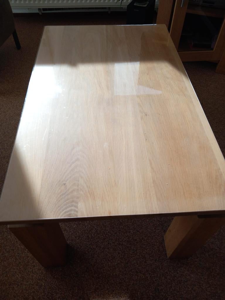 Salontafel, Ophalen, 100 tot 150 cm, Eikenhout, 50 tot 100 cm