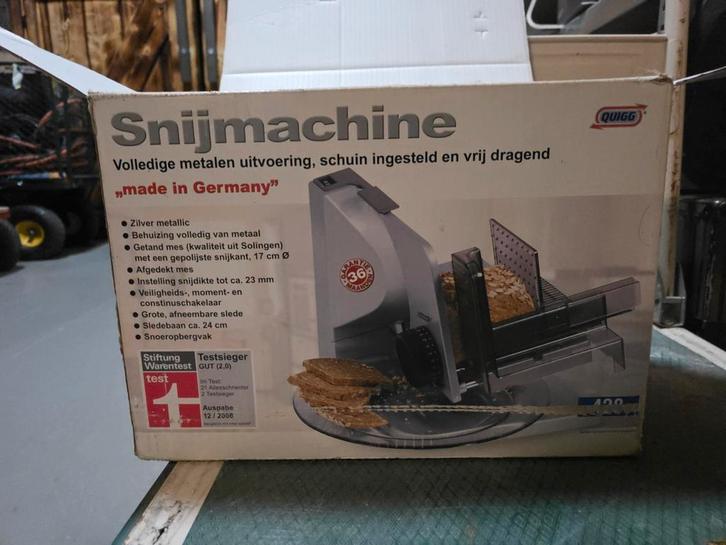 Quigg Snijmachine - Volledig metalen uitvoering, Witgoed en Apparatuur, Overige Witgoed en Apparatuur, Ophalen of Verzenden