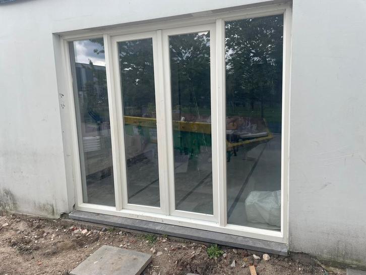 Pui en raam, Doe-het-zelf en Verbouw, Kozijnen en Schuifpuien, Zo goed als nieuw, Deurkozijn, Kunststof, 150 tot 225 cm, 225 cm of meer