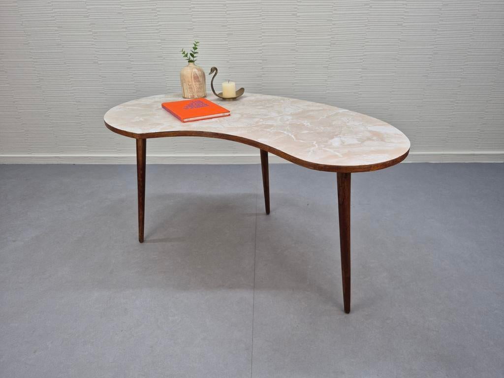 Vintage jaren 50, 60 Mid-Century salontafel/niertafel., Ophalen of Verzenden, ., ., .