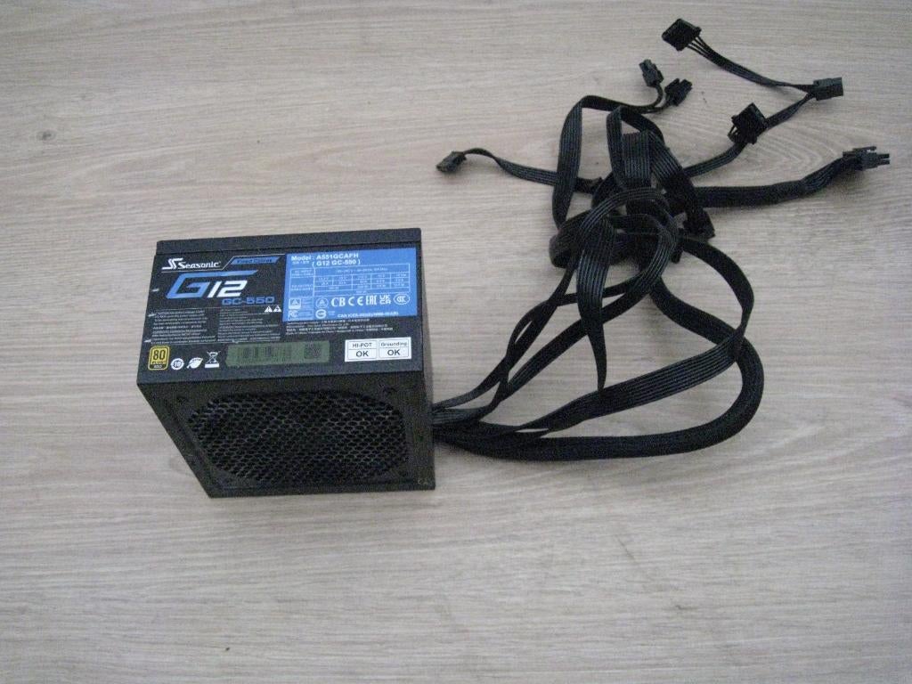 Seasonic G12 GC-550 watt, Ophalen, Zo goed als nieuw