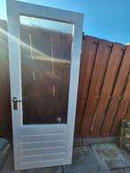 Hardhouten schuurdeur, 80 tot 100 cm, Ophalen of Verzenden, Buitendeur, 200 tot 215 cm