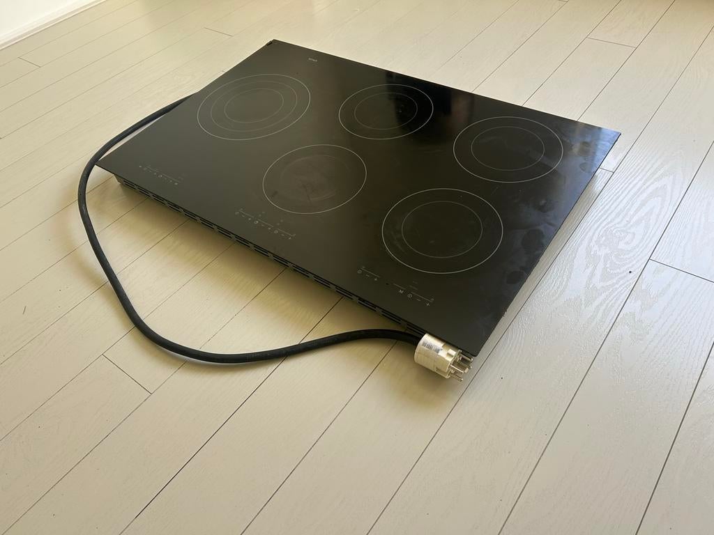 ATAG inductiekookplaat HI18271MT – werkt deels, Witgoed en Apparatuur, Kookplaten, Gebruikt, Keramisch, Ophalen of Verzenden, Vrijstaand