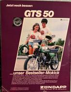 Advertentie Zündapp GTS50, Verzenden, Zo goed als nieuw, Motoren