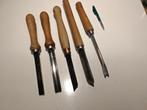Diverse draaibeitels, beitels, houtdraaibeitels gutsen, Ophalen of Verzenden