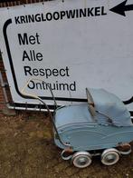 Vintage kinderwagen - Lichtblauw, klassiek model, Ophalen of Verzenden, Gebruikt, Kinderwagen, Overige merken
