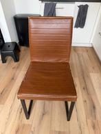 6 Kunstleren Eetstoelen - Bruin - pronto, Ophalen, Kunststof, Gebruikt, Bruin