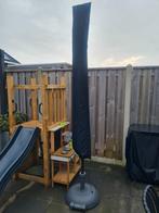 Parasol rapallo rechthoekig zwart, Tuin en Terras, Parasols, Ophalen, Zo goed als nieuw, Zweefparasol