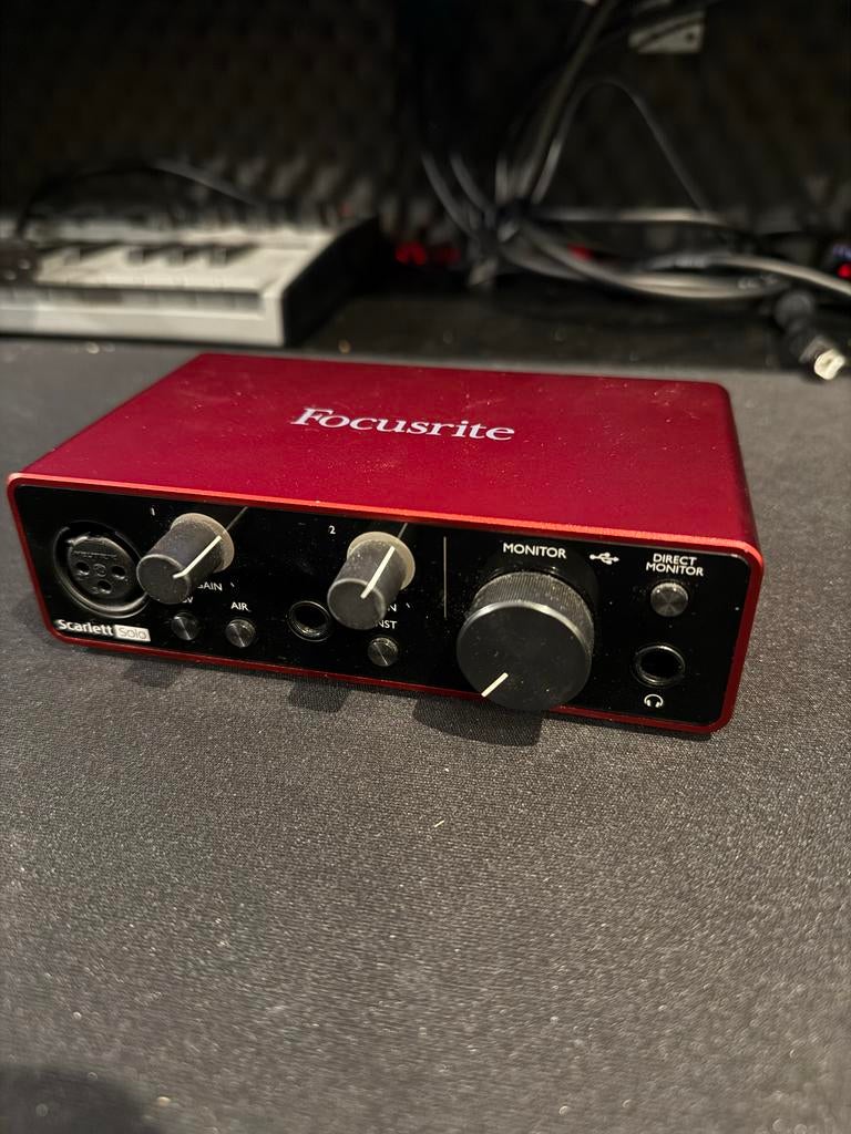 Focusrite Scarlett Solo 3rd Gen Audio Interface, Ophalen of Verzenden, Gebruikt, Overige merken