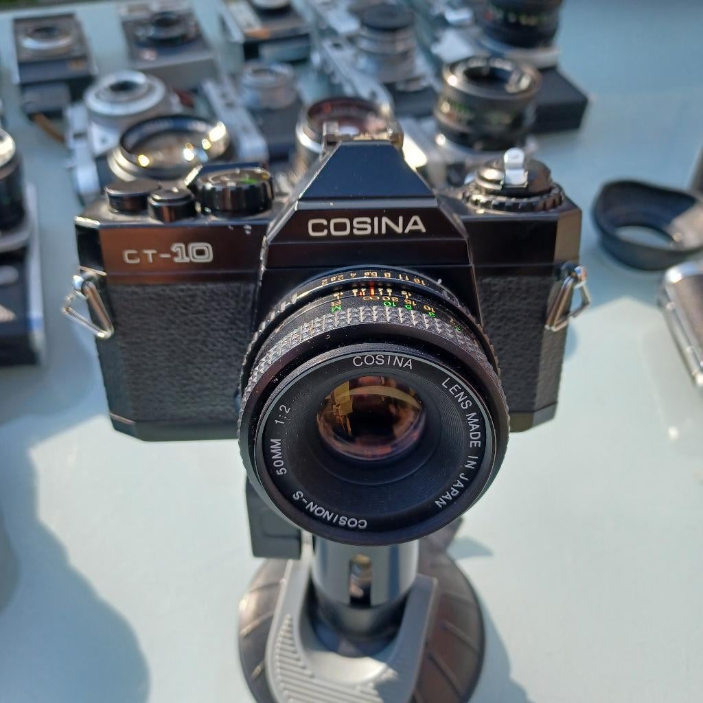 Cosina CT10 (zwart) met Cosinon 2.0 -50mm lens, Ophalen of Verzenden, Gebruikt, Spiegelreflex, Overige Merken