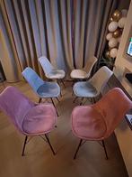 Kick eetkamerstoelen - velvet kuipstoel, Ophalen, Zo goed als nieuw, Stof, Grijs