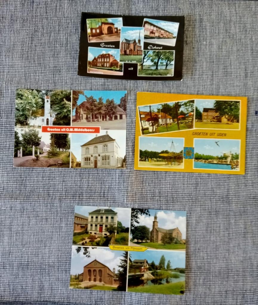 Ansichtkaarten met de groeten uit Noord-Brabant., Verzamelen, Ansichtkaarten | Nederland, Ophalen of Verzenden, 1960 tot 1980