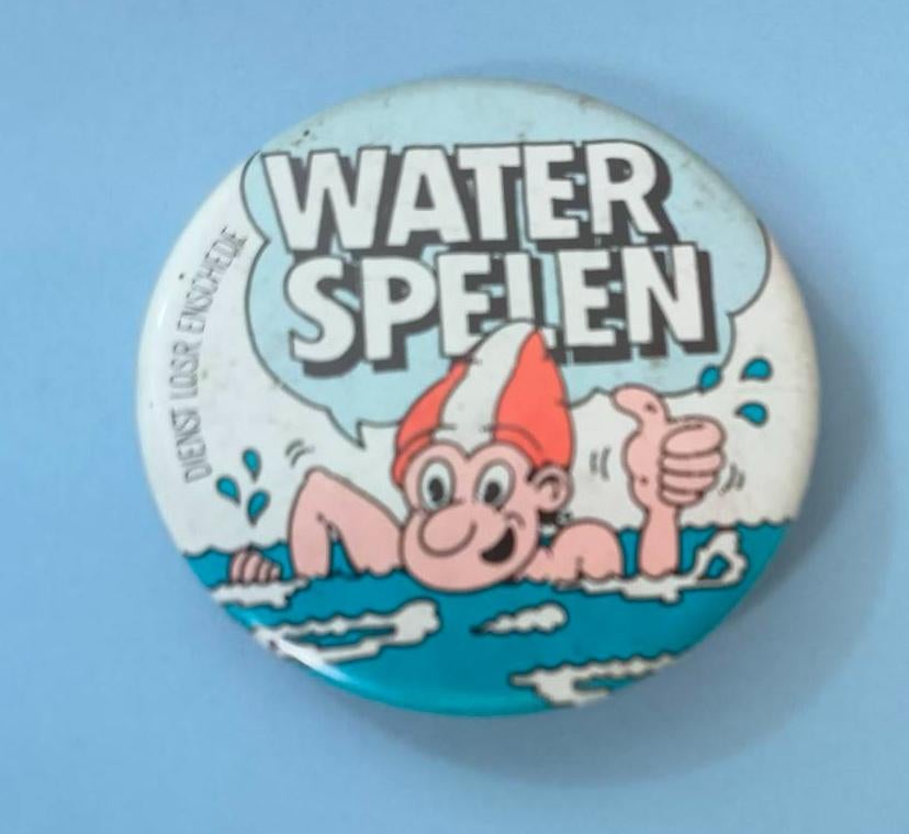 Button waterspelen., Ophalen of Verzenden, Zo goed als nieuw, Sport, Button
